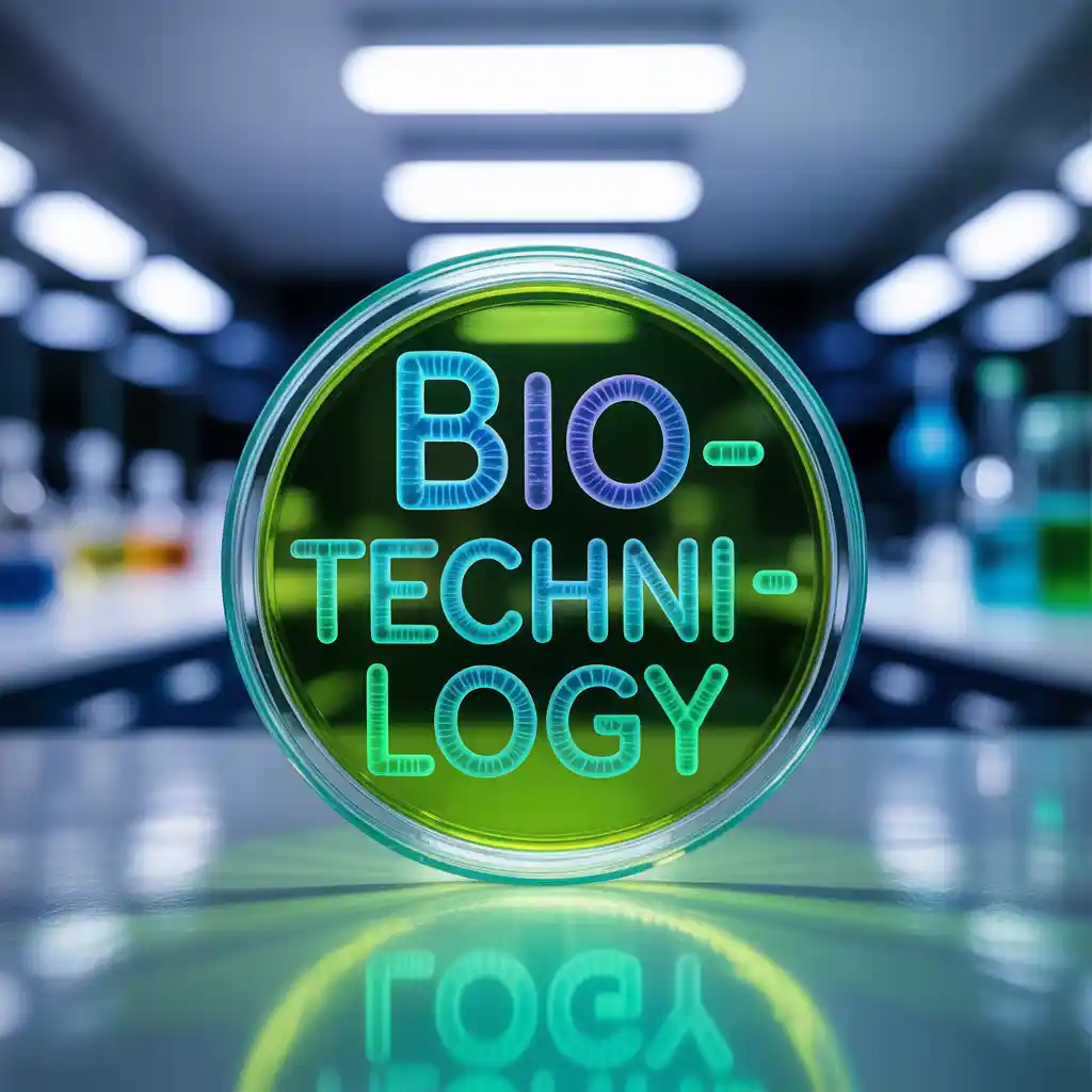 Biotechnology Biotechnology laboratory with scientists working DNA strand under microscope in biotech lab Modern biotechnology equipment in research facility Biotech scientist analyzing DNA samples Genetic engineering process in biotechnology Biotechnology research in medical lab Biotech innovation with DNA structure background Plant tissue culture in biotechnology lab CRISPR gene editing tool in use Biotechnology concept with digital DNA visualization Biotech scientist using microscope for gene analysis Petri dishes with biotech samples Biotechnology in agriculture – modified crops Laboratory technician conducting biotech experiment Biotech research for pharmaceutical development