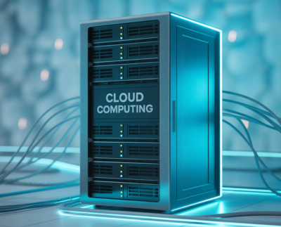 Cloud computing "Cloud computing technology with connected digital devices in a virtual network" "Illustration of cloud data storage and processing infrastructure" "Laptop accessing cloud computing services for business applications" "Secure cloud computing network with multiple connected servers" "Cloud computing icon representing scalable IT solutions"