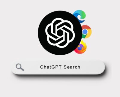 ChatGPT Browser interface showing AI-powered search results. Illustration of ChatGPT browsing real-time web data. User interacting with ChatGPT’s browsing tool for research. Concept image of AI transforming web search. ChatGPT assistant providing summarized web insights.