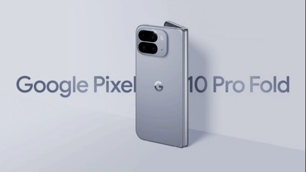 Pixel 10 Pro Fold showing the innovative foldable design that’s now facing a battery glitch issue." Battery glitch on Pixel 10 Pro Fold showing incorrect battery percentage despite full charge. Pixel 10 Pro Fold in action, revealing the complexities of foldable devices and potential battery issues.
