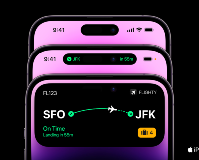 Concept render of iPhone 17e featuring Dynamic Island design and edge-to-edge OLED display. Close-up of Apple’s Dynamic Island showing notifications and music controls on iPhone screen. iPhone 17e concept showing thinner bezels and flat-edge aluminum frame design.