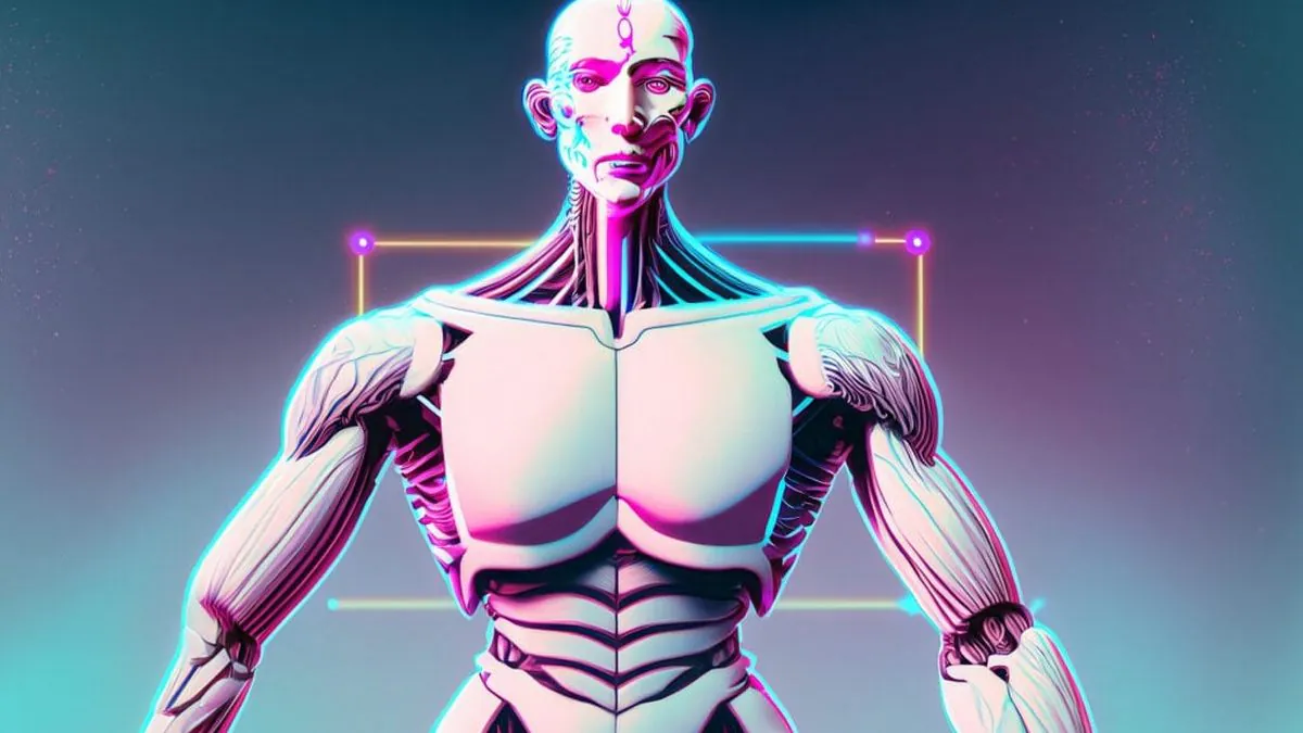 Artificial Muscle Prototype: "Close-up image of the new artificial muscle, designed to be 4,000 times stronger than its own weight, showcasing its innovative material structure." Researchers Working on Artificial Muscle: "Scientists in a laboratory testing the new artificial muscle, which mimics natural muscle functions using electroactive polymers." Robot Using Artificial Muscle: "A robotic arm powered by artificial muscle, demonstrating its strength and lightweight design for precision tasks." Prosthetic Limb with Artificial Muscle: "Image of a prosthetic limb incorporating artificial muscle, providing enhanced strength, flexibility, and mobility." Artificial Muscle Material Close-up: "Detailed view of the artificial muscle material, made of polymers and carbon nanotubes, designed to generate powerful force." Exoskeleton Powered by Artificial Muscles: "A person wearing a powered exoskeleton with artificial muscles, augmenting strength and mobility for enhanced human performance." Artificial Muscle for Medical Use: "Artificial muscle integrated into medical devices for better prosthetics, promising greater comfort and functionality for patients."