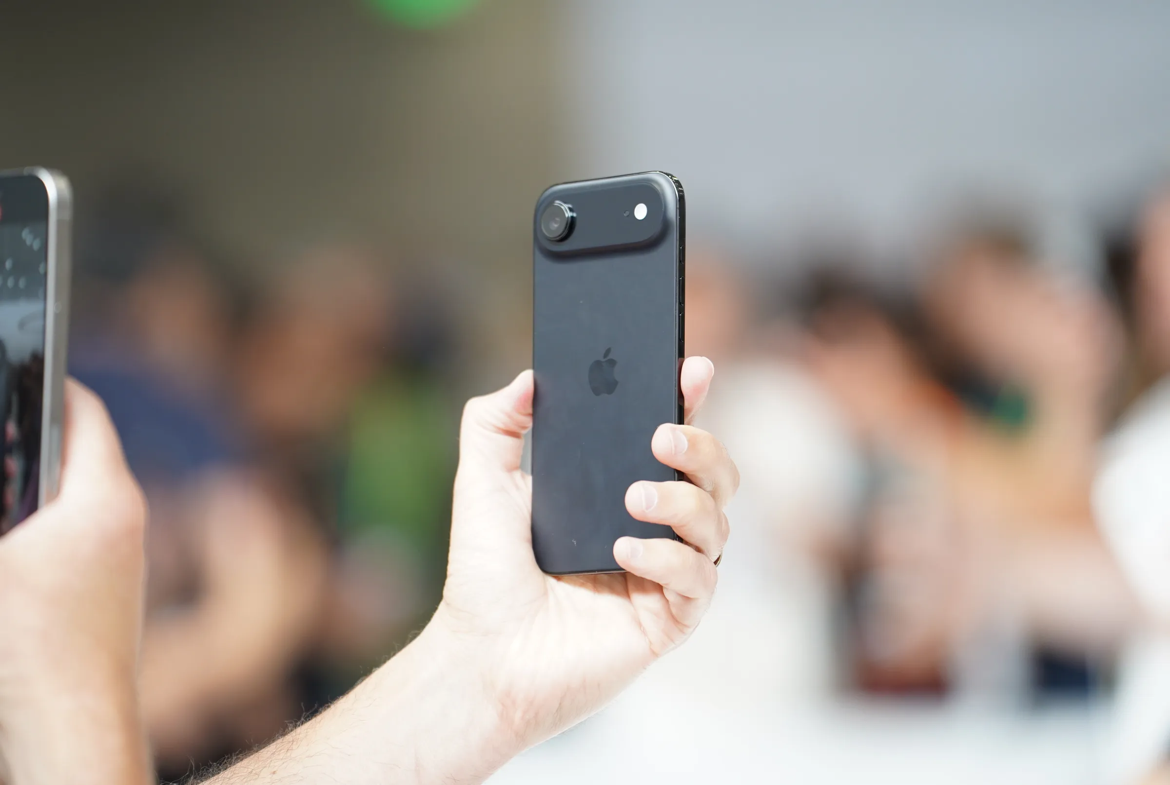 Leaked render of iPhone Air 2 showing dual 48MP rear cameras and sleek design.